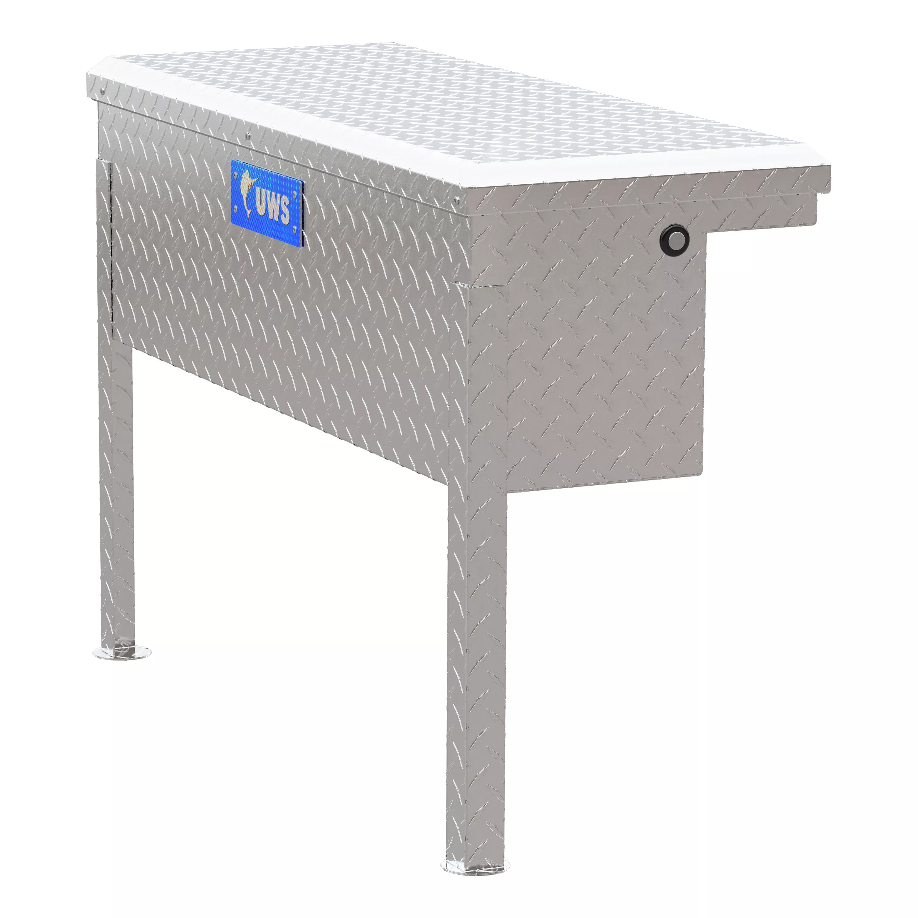 EC30361 - 36-Inch Heavy-Wall Aluminum Truck Side Tool Box with Low Profile, RigidCore Lid