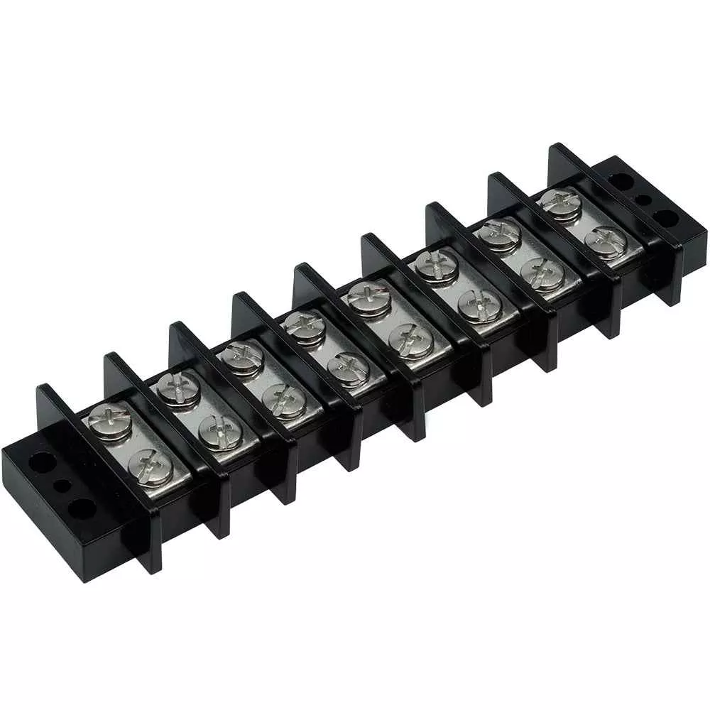 Egis 2265-08 16-Pole Terminal Block - 65A, 240V AC/DC
