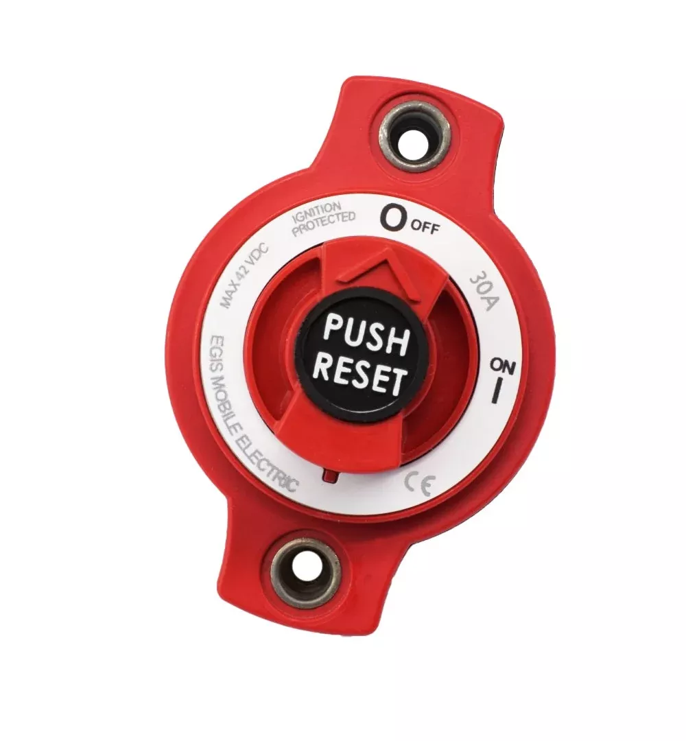 Egis 50A Circuit Breaker - Panel Mount, 42V DC – 4701-50