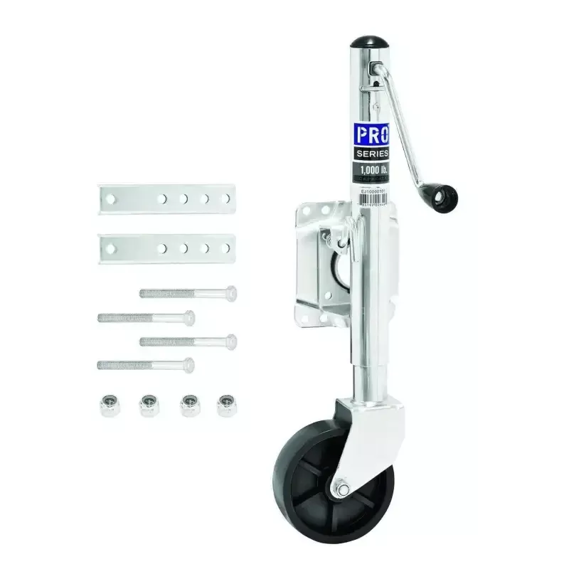 EJ10000101 Pro Series Hitch Trailer Tongue Jack Manual Swivel Trailer