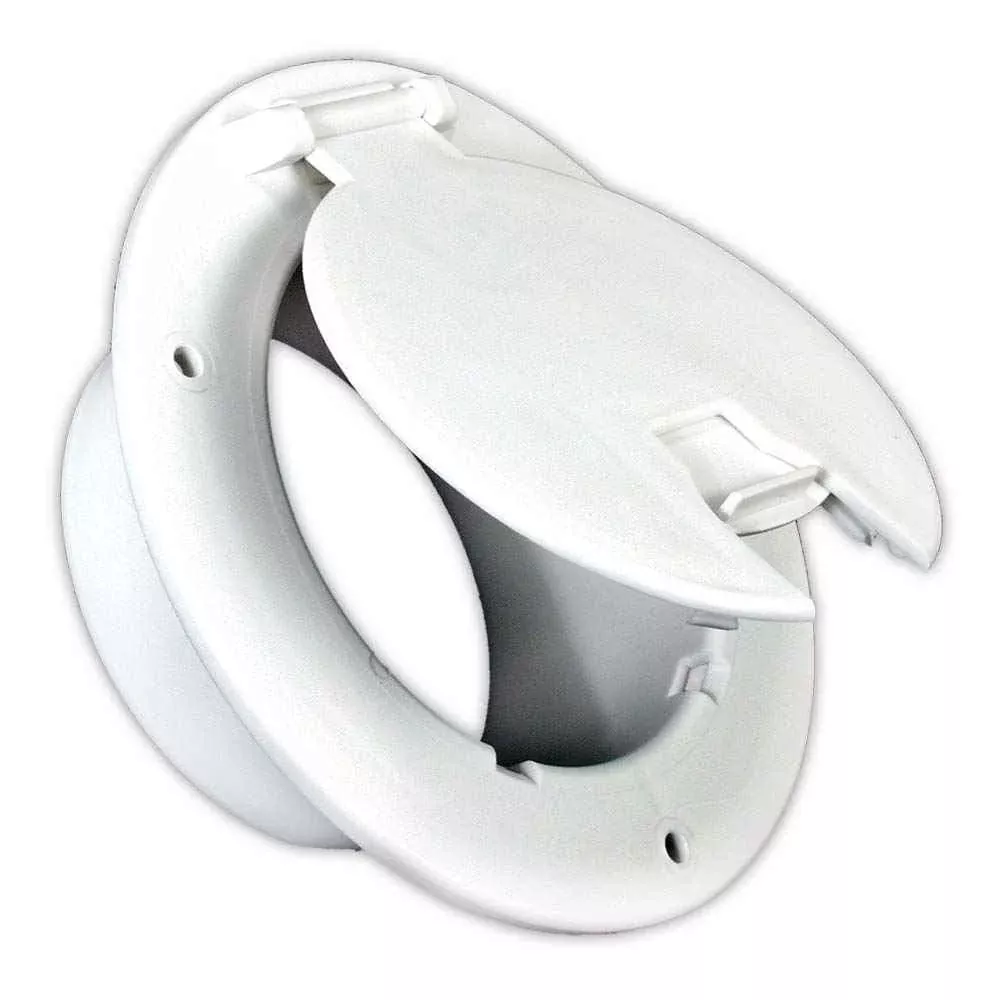 Electrical Cable Hatch Polar White