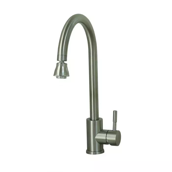 Empire Faucet Gooseneck Kitchen Faucet - Brushed Nickel – SL7000BN-A