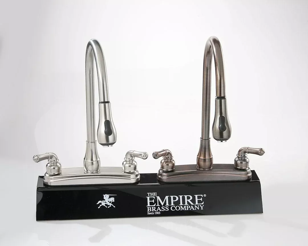 Empire Faucet Gooseneck Kitchen Faucet - Oil-Rubbed Bronze – U-YOB2000OB
