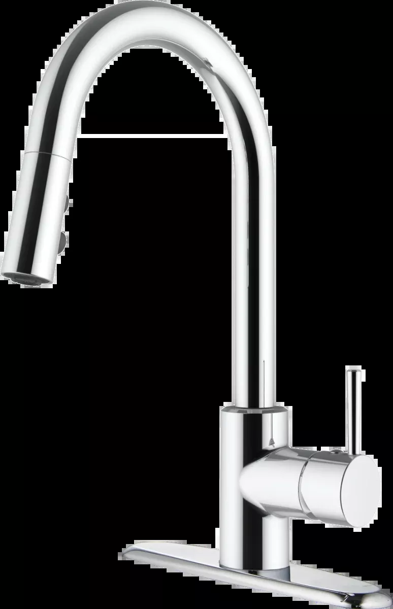 Empire Faucet High-Arc Kitchen Faucet - Brushed Nickel – SL4000BN-A
