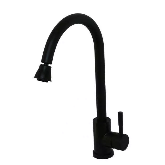 Empire Faucet SL7000BMT-A Gooseneck Kitchen Faucet - Matte Black