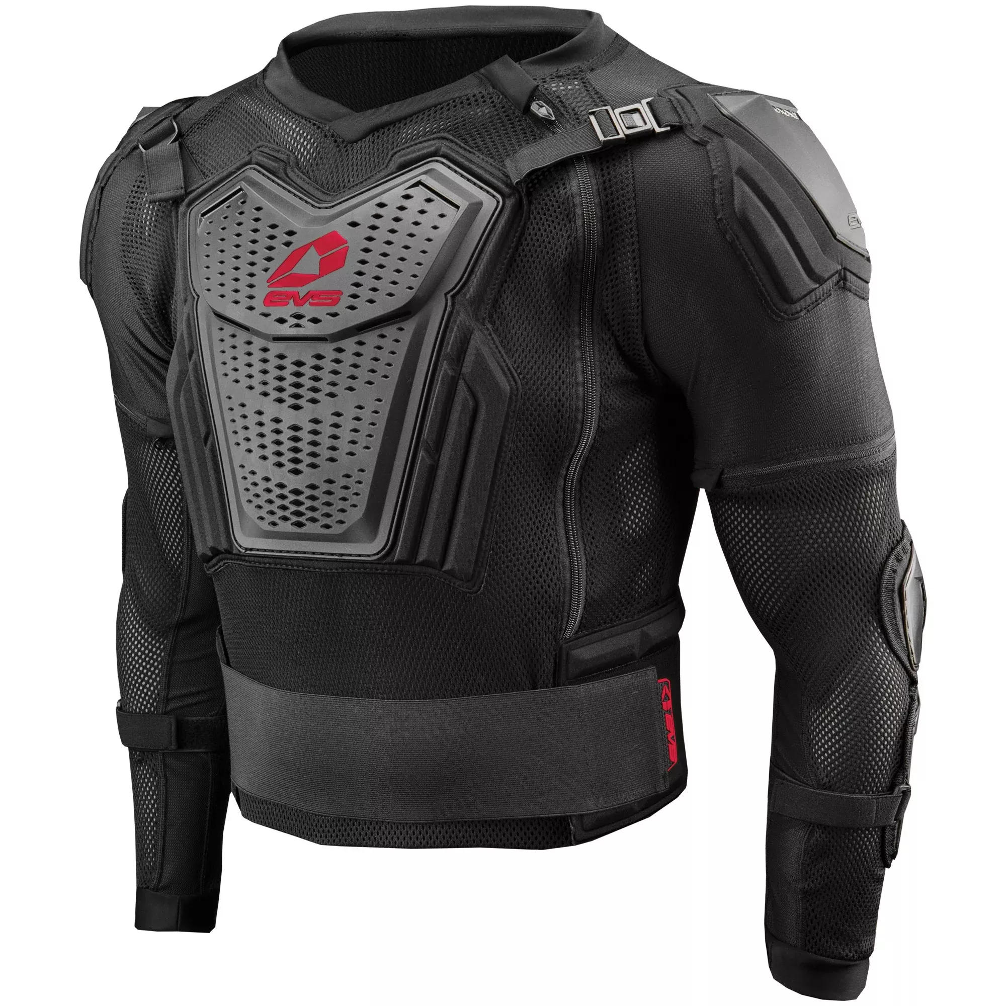 EVS BALLISTIC JERSEY COMP SUIT BLACK/RED YOUTH MD - 663-2197YM