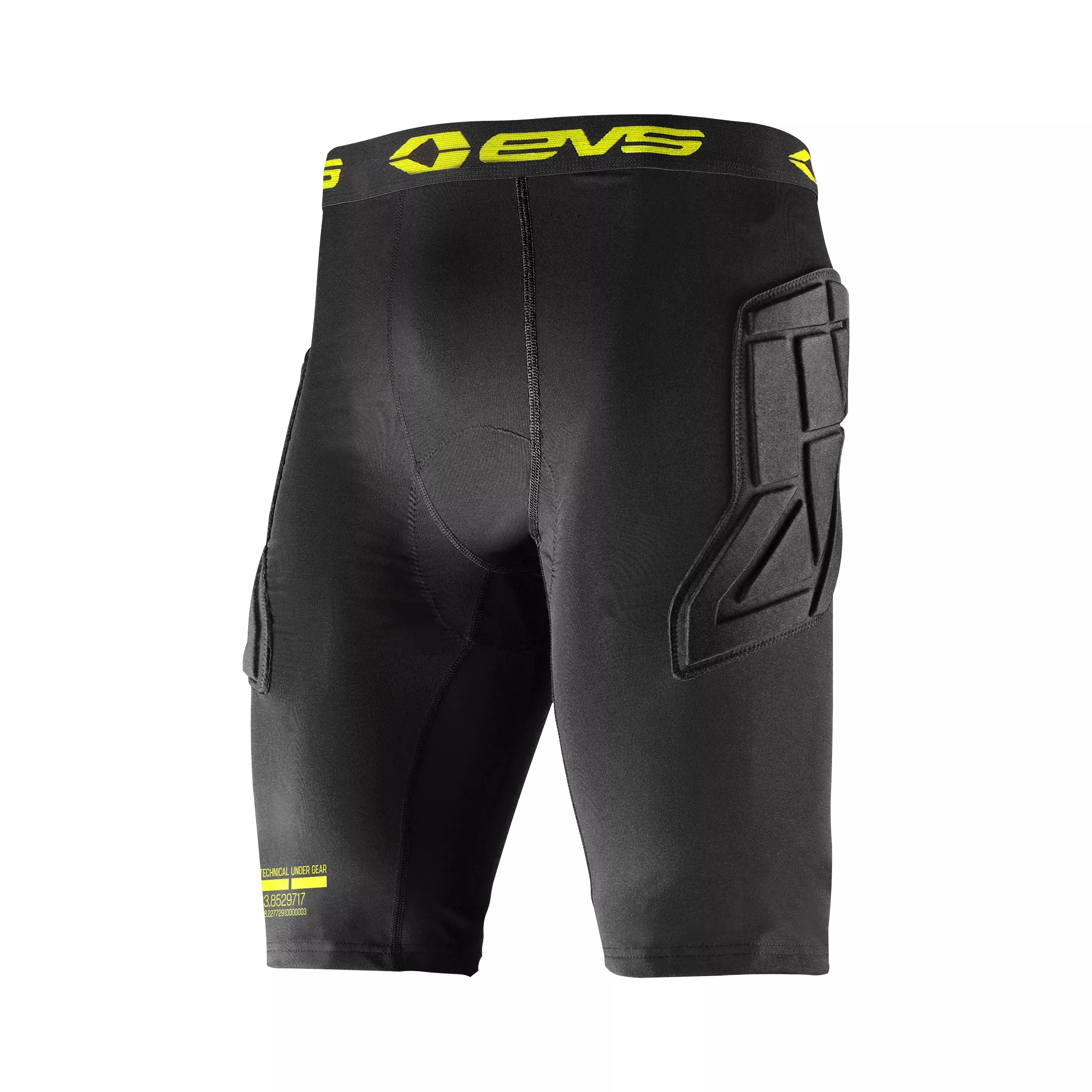 EVS PADDED SHORTS BLACK LG - 663-4256L