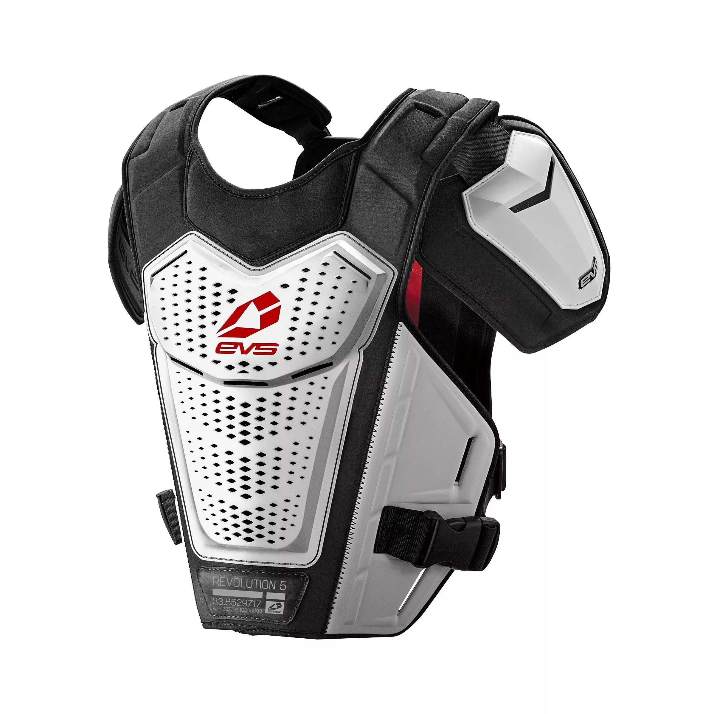 EVS REVO 5 ROOST GUARD WHITE LG/XL - 663-2121L
