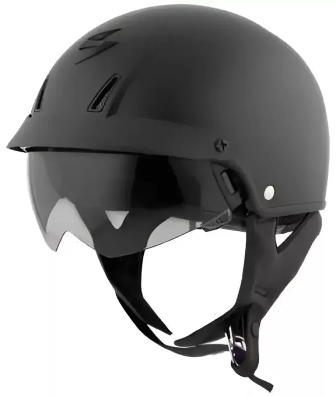 Exo C110 Open Face Helmet Matte Black 3x