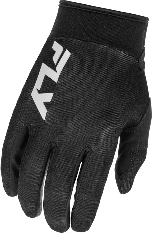 F16 Riding Gloves Black White XL Breathable Grip Secure Fit