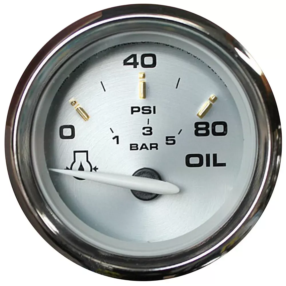Faria Kronos 2 ” Oil Pressure Gauge – 80 PSI