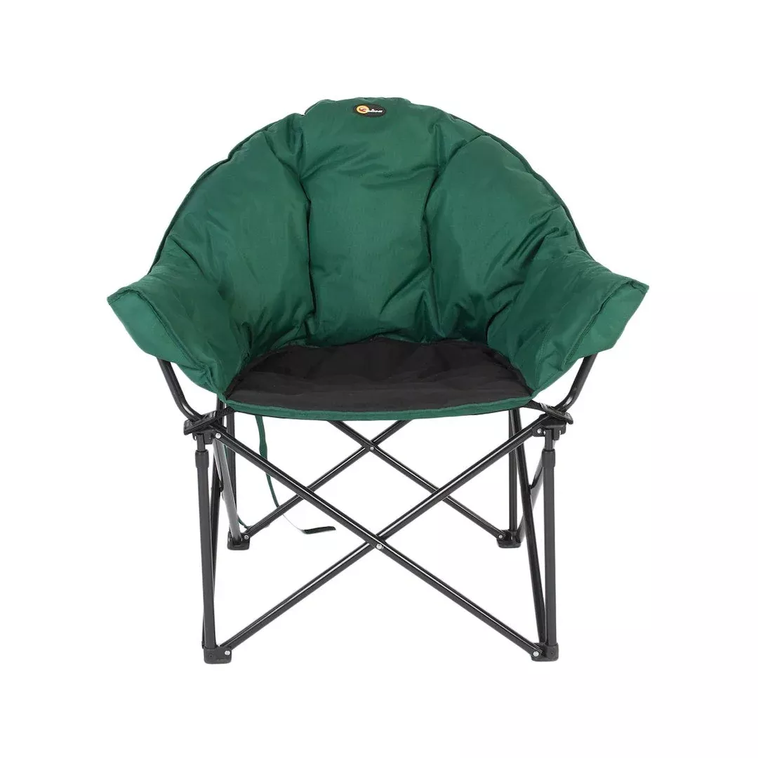 Faulkner Folding Bucket Chair - Green/Black, 300 lb – 52286