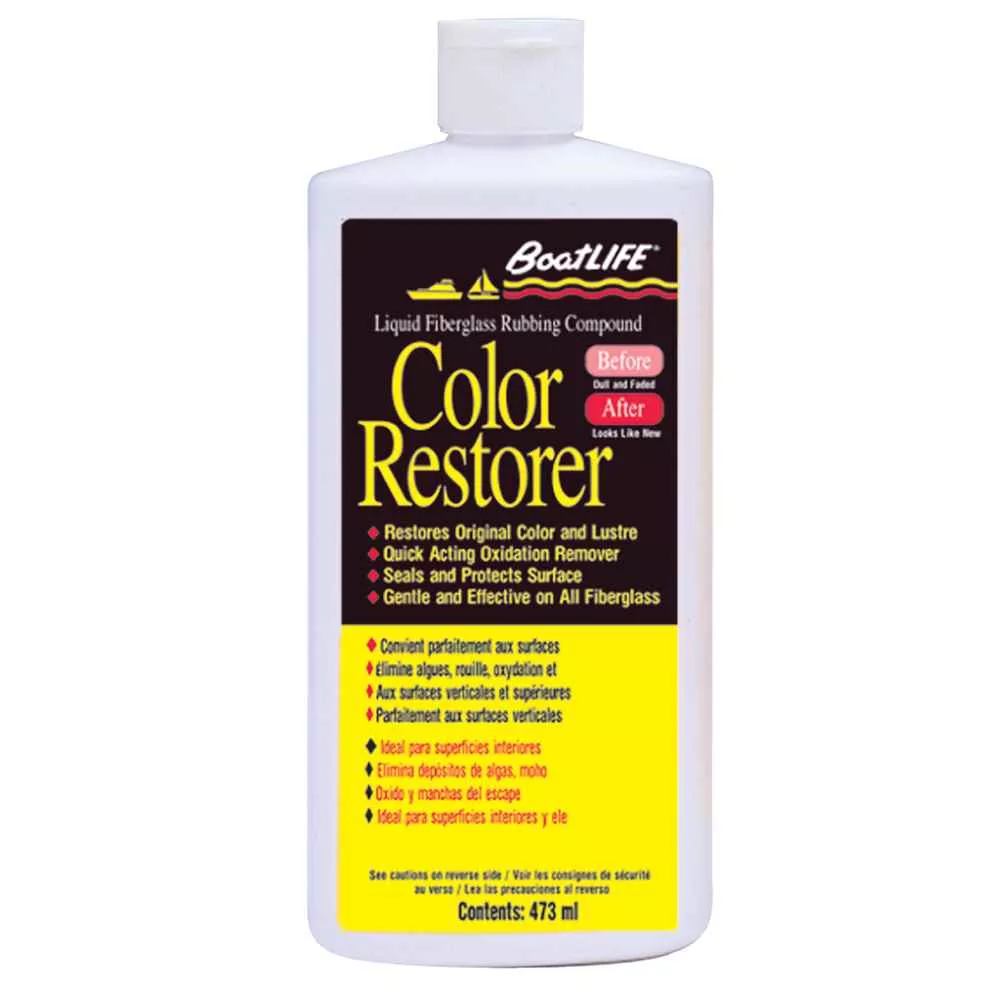 Fiberglass Rubbing Compound & Color Restorer - 16oz