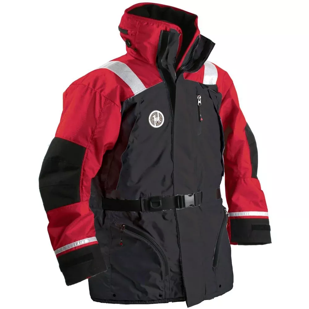First Watch AC-1100 Flotation Coat – Red/Black – XXL AC-1100-RB-XXL