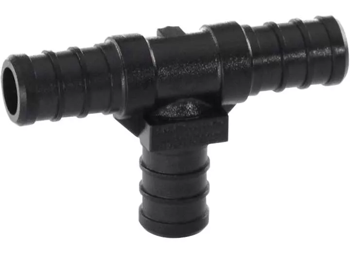 Flair-It | ECOPOLY 1/2" TEE BARBED PEX COUPLER | 29820 | Plastic | Single | Black