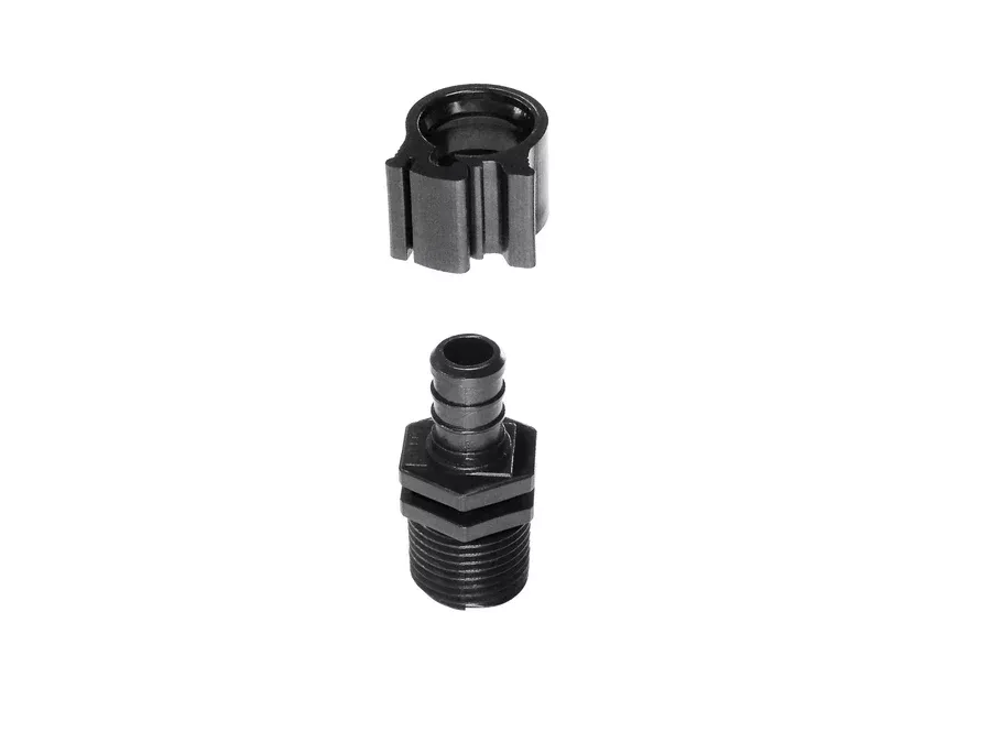Flair-It | PEXLOCK 1/2" MPT X 1/2" MPT ADAPTER | 30952 | Plastic | Single | Black