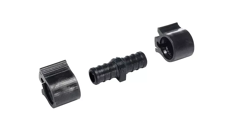 Flair-It | PEXLOCK 1/2" PEX COUPLING | 30840 | Plastic | Single | Black