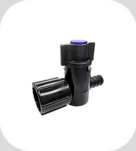 Flair-It | PEXLOCK BLUE MANIFOLD VALVE 1/2" | 30890 | Cold Side | Plastic | Single | Black