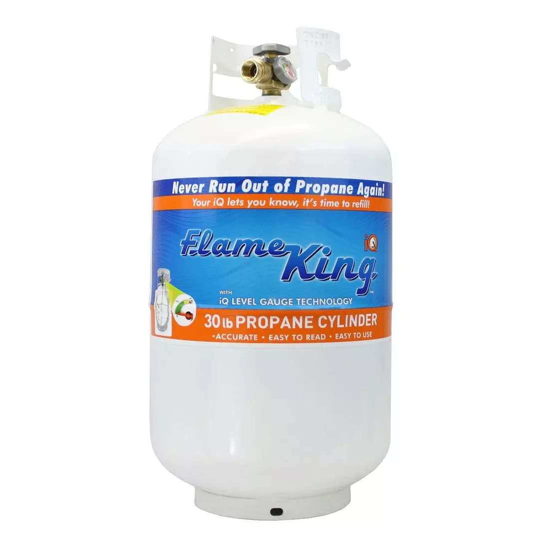 Flame King 30-lb Propane Cylinder with OPD Valve and Gauge – YSN330