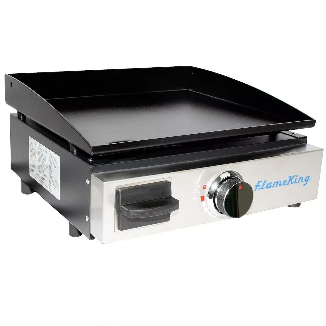 Flame King Cast-Iron Griddle - 19 x 17 in – YSNFM-HT-200