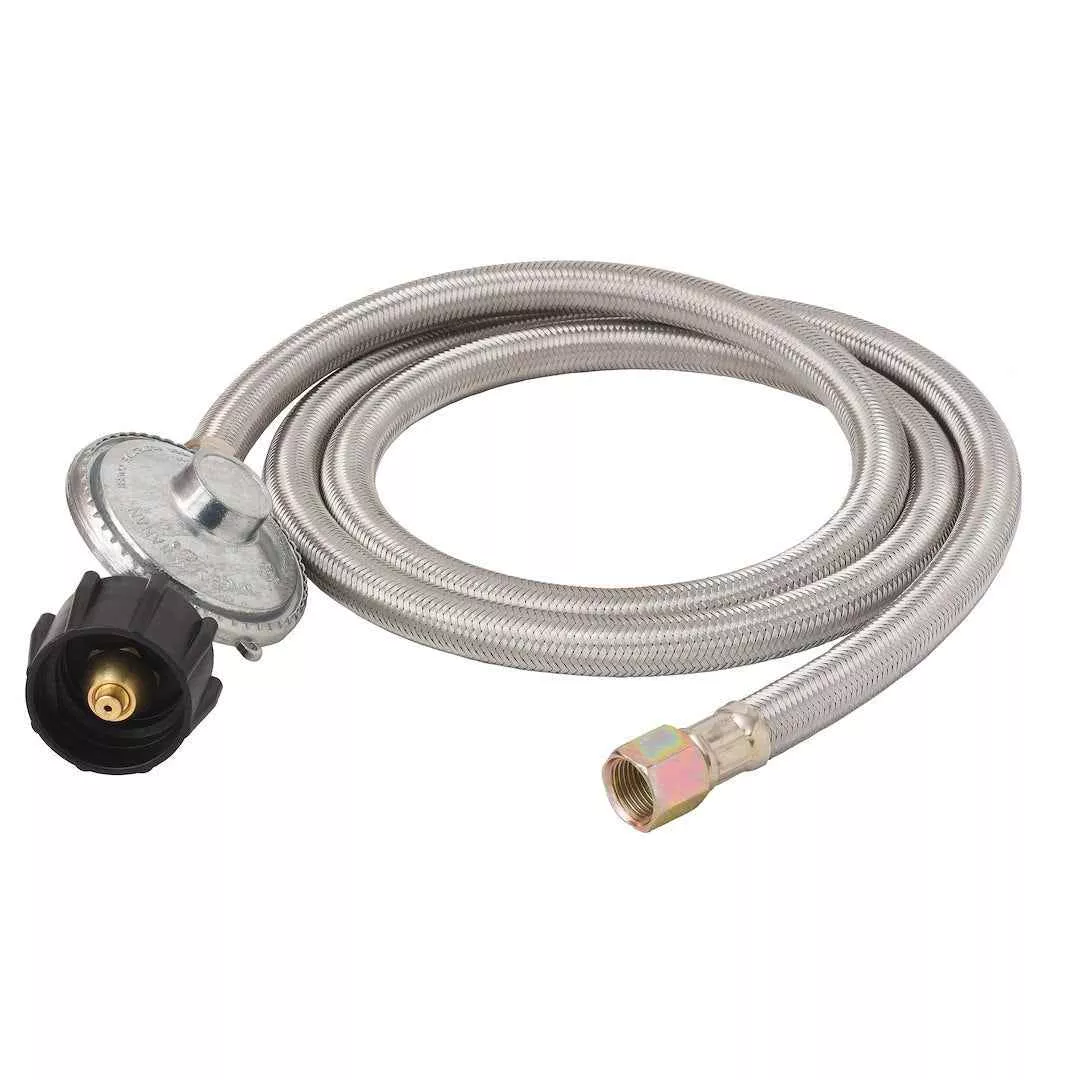 Flame King Propane Hose with Regulator - 60 in – SS-QCC-3/8