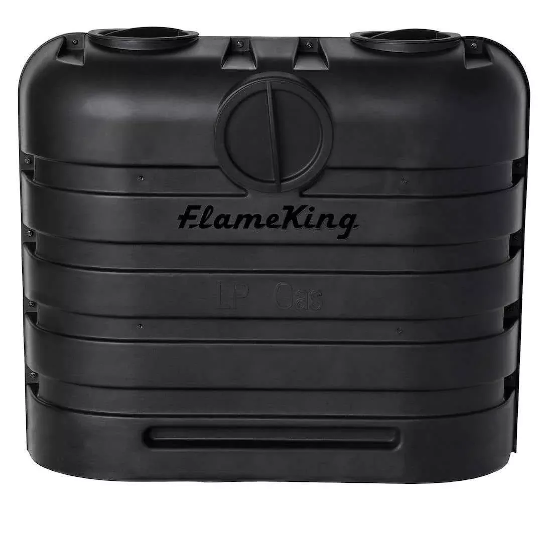 Flame King YSN-PCC-RV30 Dual 30-lb Propane Tank Cover - Black