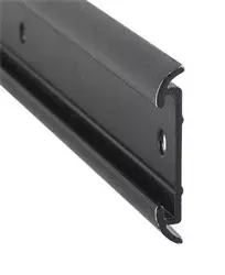 Flat Trim w/Insert Black 16'
