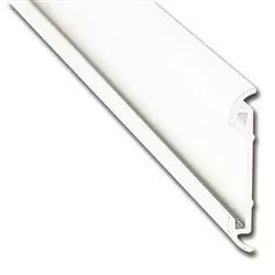 Flat Trim w/Insert Polar White 8'