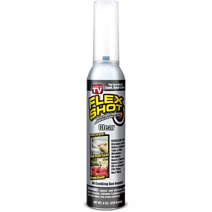 Flex Shot, 8 oz., Clear