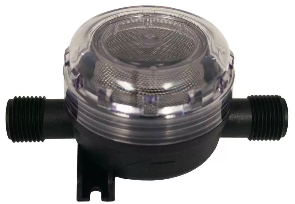 Flojet 01740004A Water-Pump Strainer - 1/2 in-14 Male Pipe Threads
