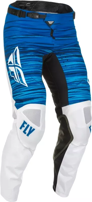 Fly Racing 375-53338 Kinetic Wave Pants White/Blue Sz 38