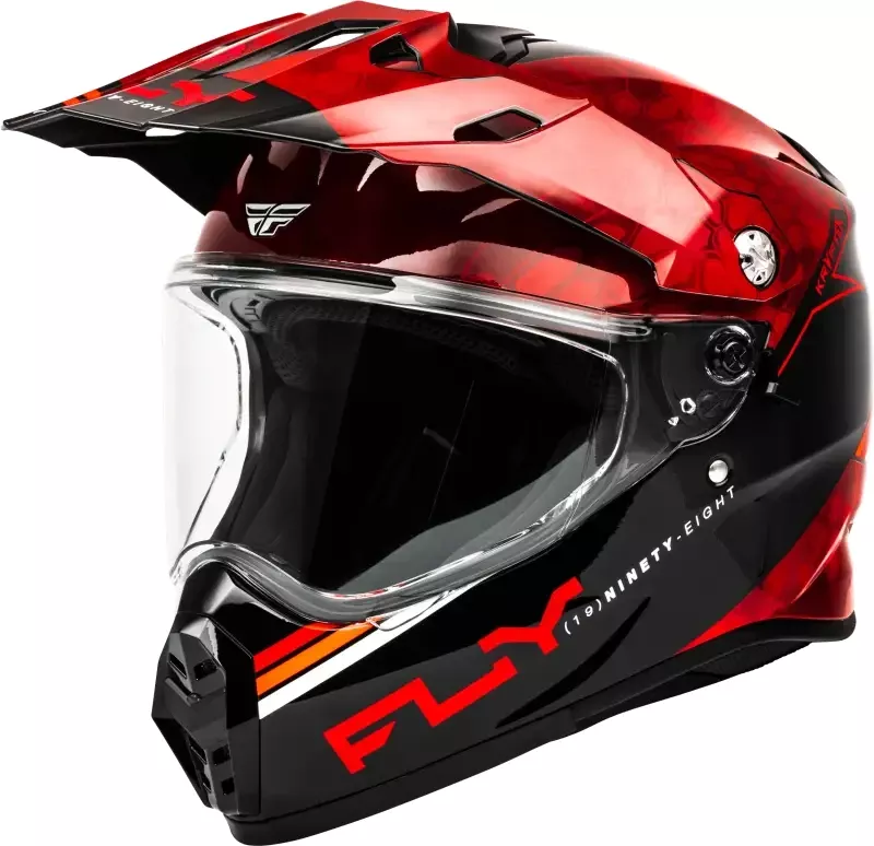 Fly Racing 73-7029X Trekker Kryptek Conceal Helmet Red/Black Xl