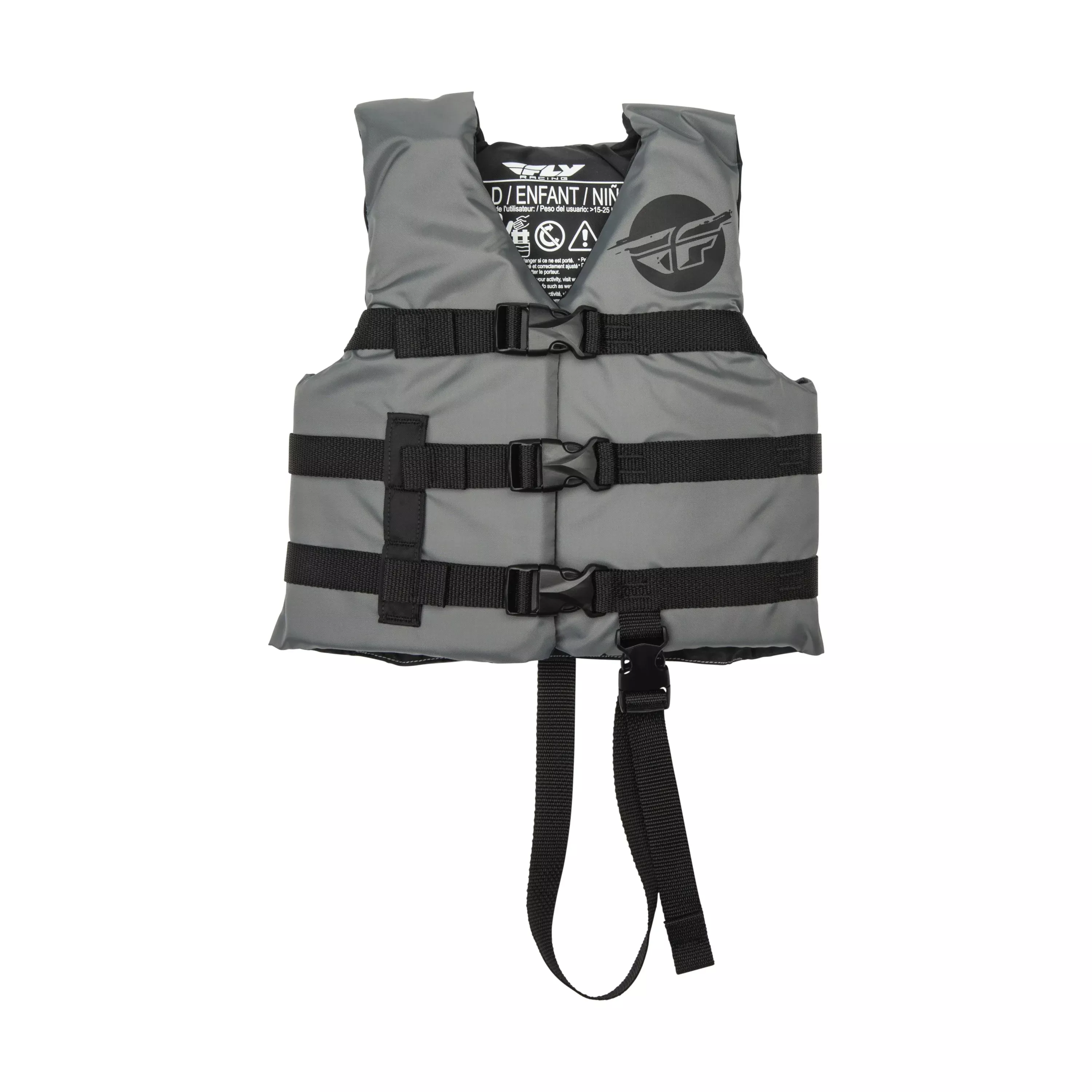 FLY RACING CHILD FLOTATION VEST GREY/BLACK - 221-30323