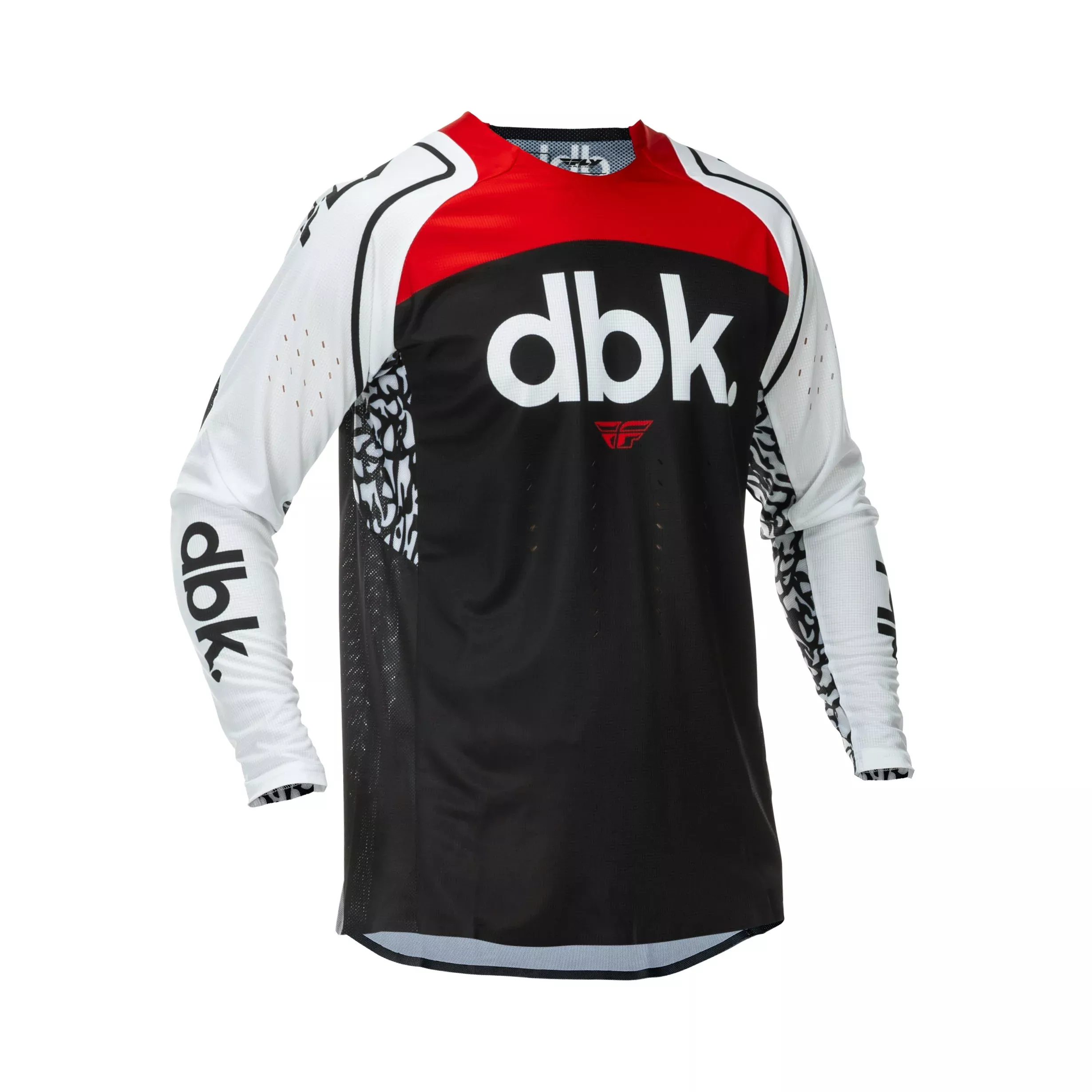 FLY RACING EVOLUTION DST DBK JERSEY BLACK/WHITE/RED