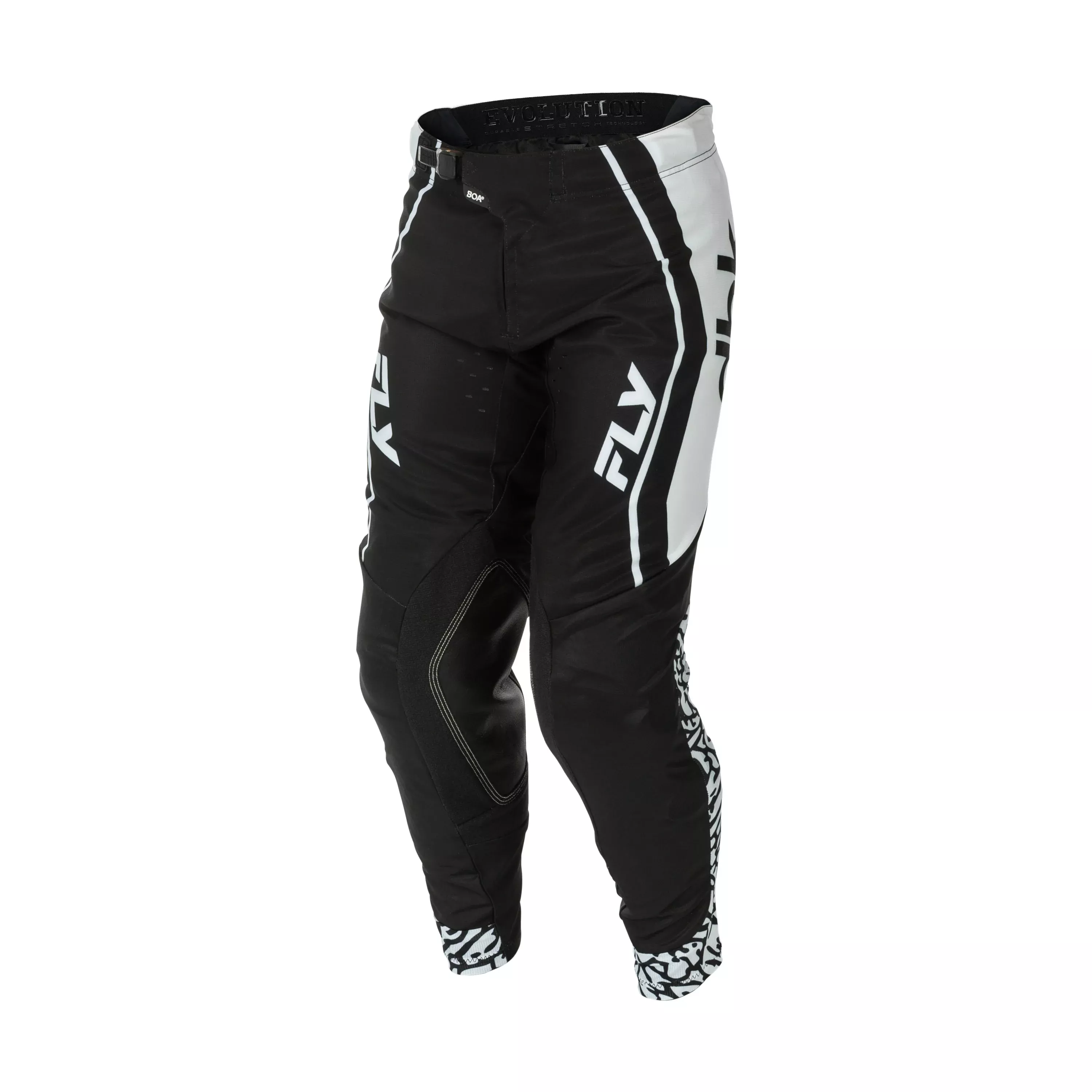 FLY RACING EVOLUTION DST DBK PANTS BLACK/WHITE/RED
