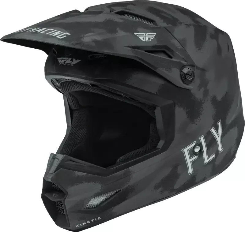 Fly Racing F73-3316L Kinetic S.E. Tactic Helmet Matte Grey Camo Lg