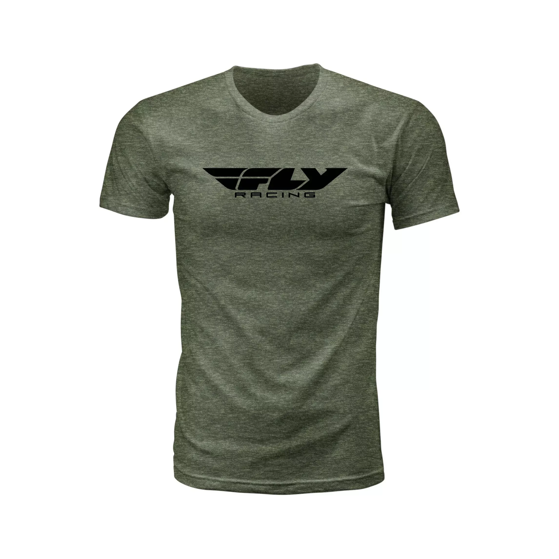 FLY RACING FLY CORPORATE TEE MOSS HEATHER XL - 352-1940X