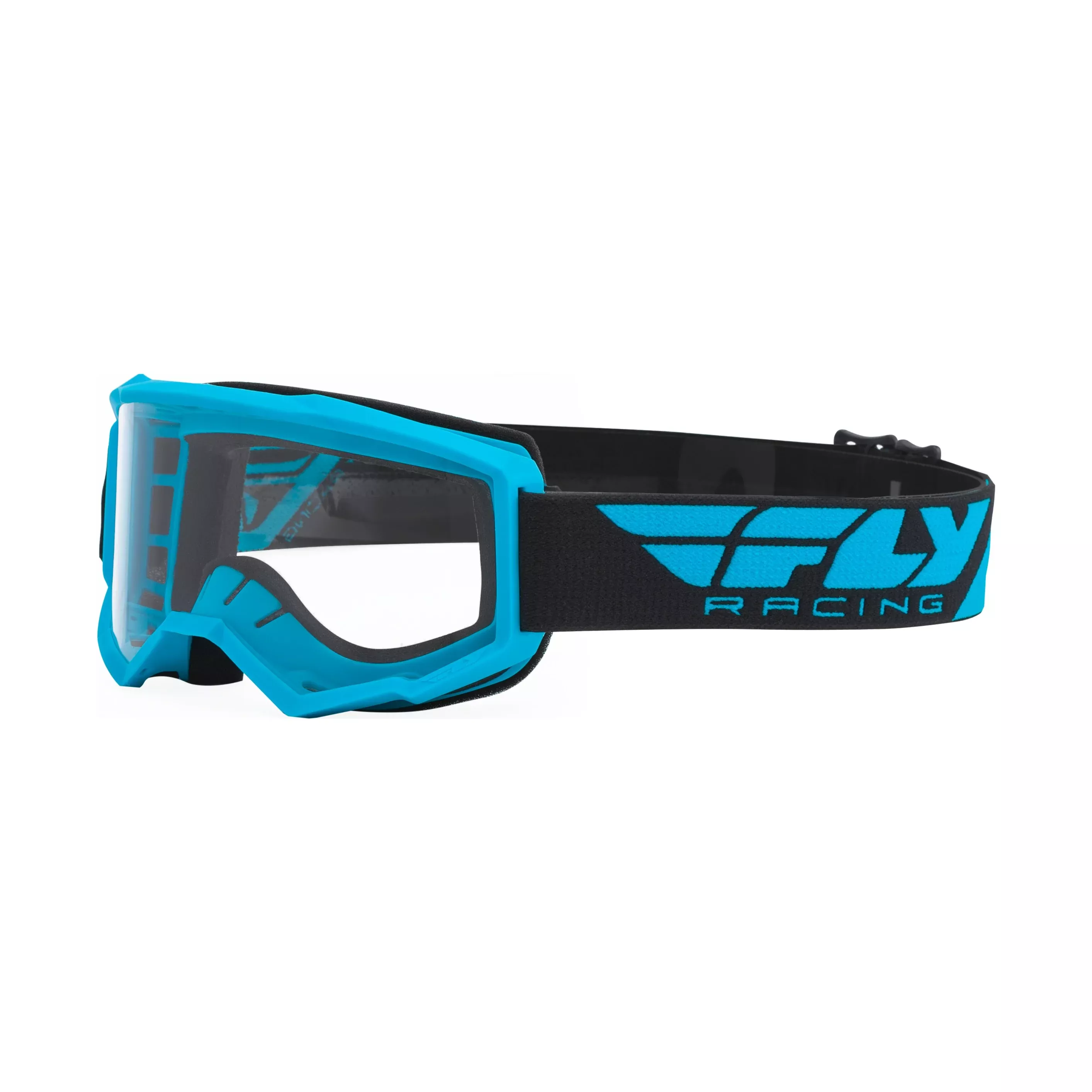 FLY RACING FOCUS GOGGLE ELECTRIC BLUE W/CLEAR LENS - 37-5112