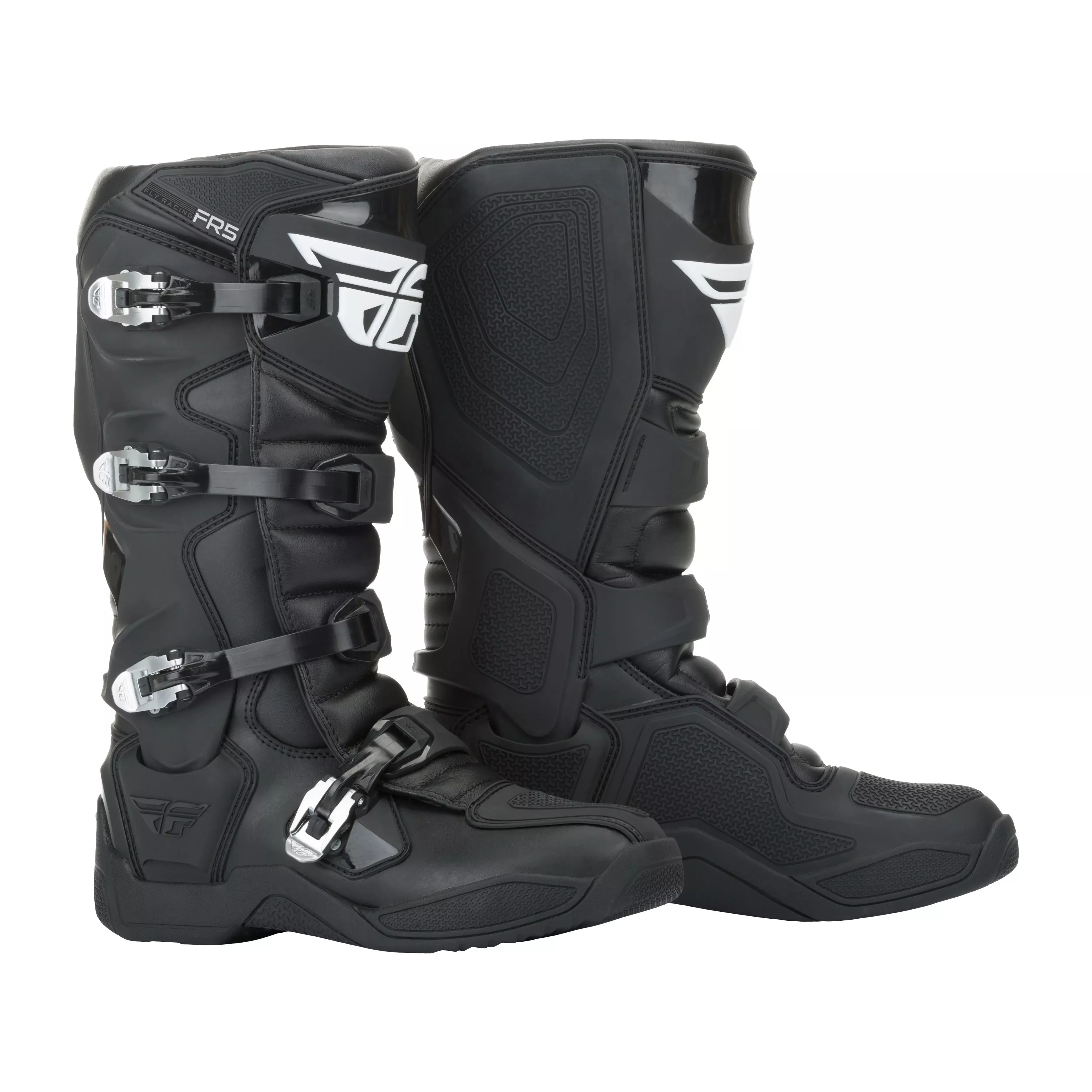 FLY RACING FR5 BOOTS BLACK SZ 09 - 364-70009