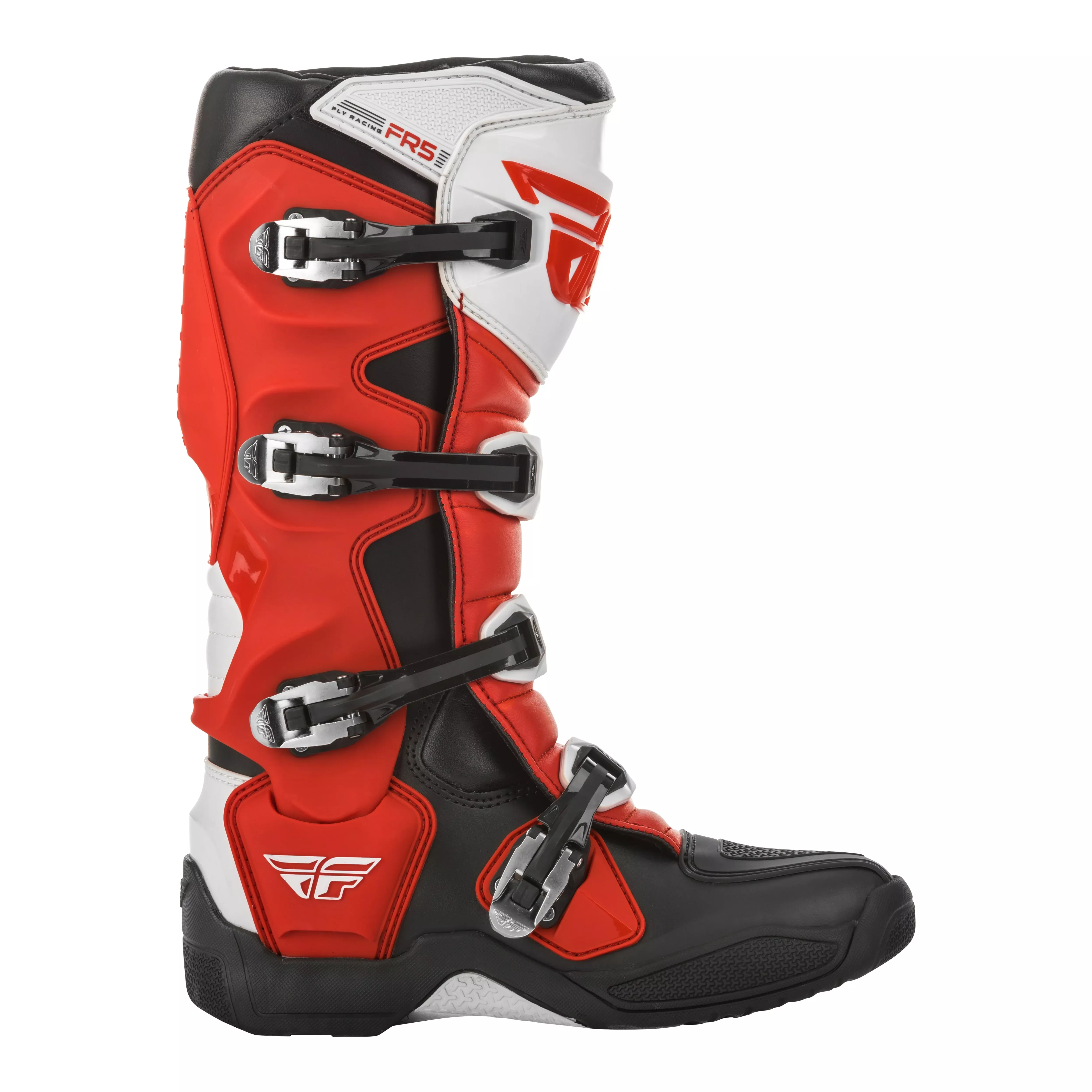 FLY RACING FR5 BOOTS RED/BLACK/WHITE SZ 09 - 364-71009