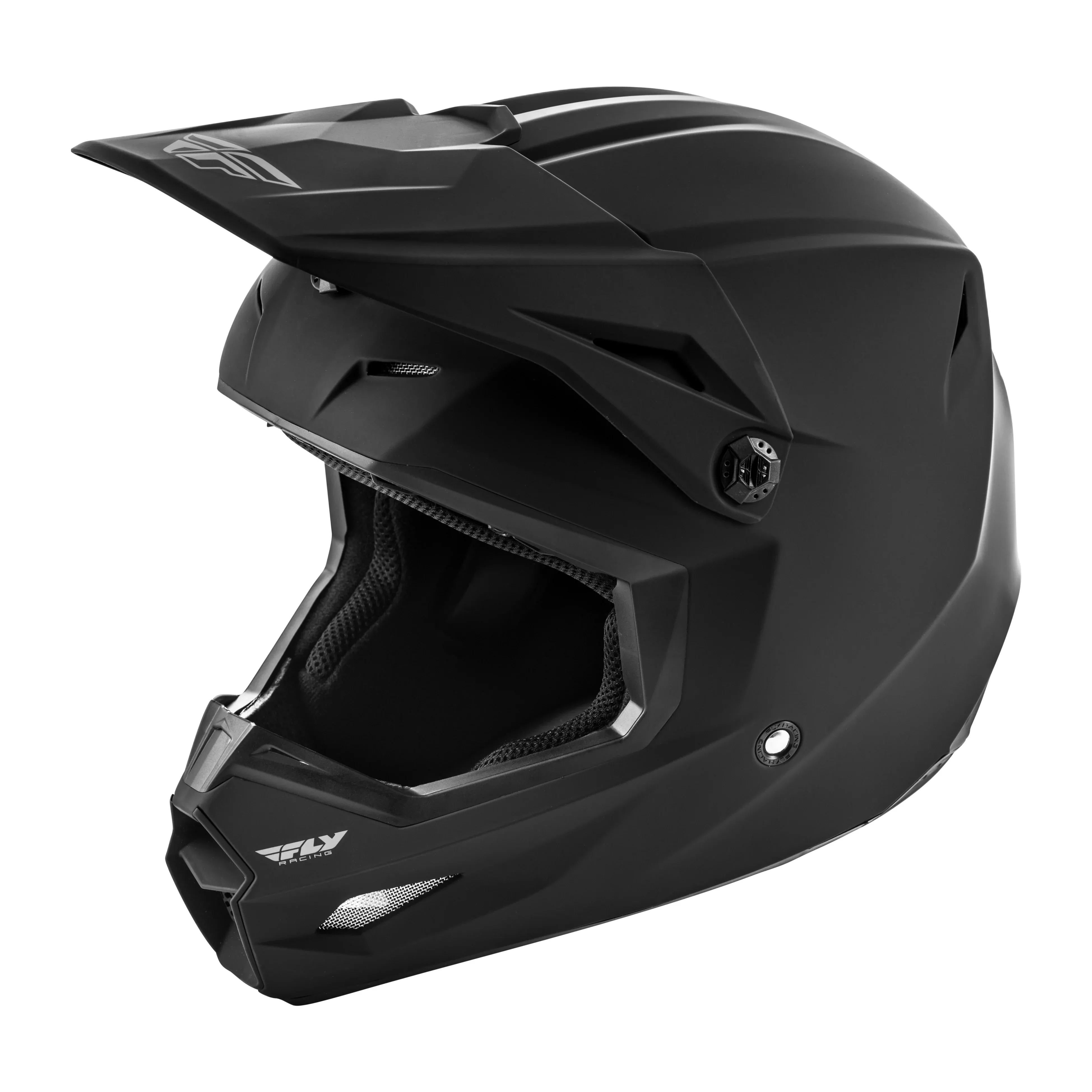 FLY RACING KINETIC SOLID HELMET MATTE BLACK 2X - 73-34702X