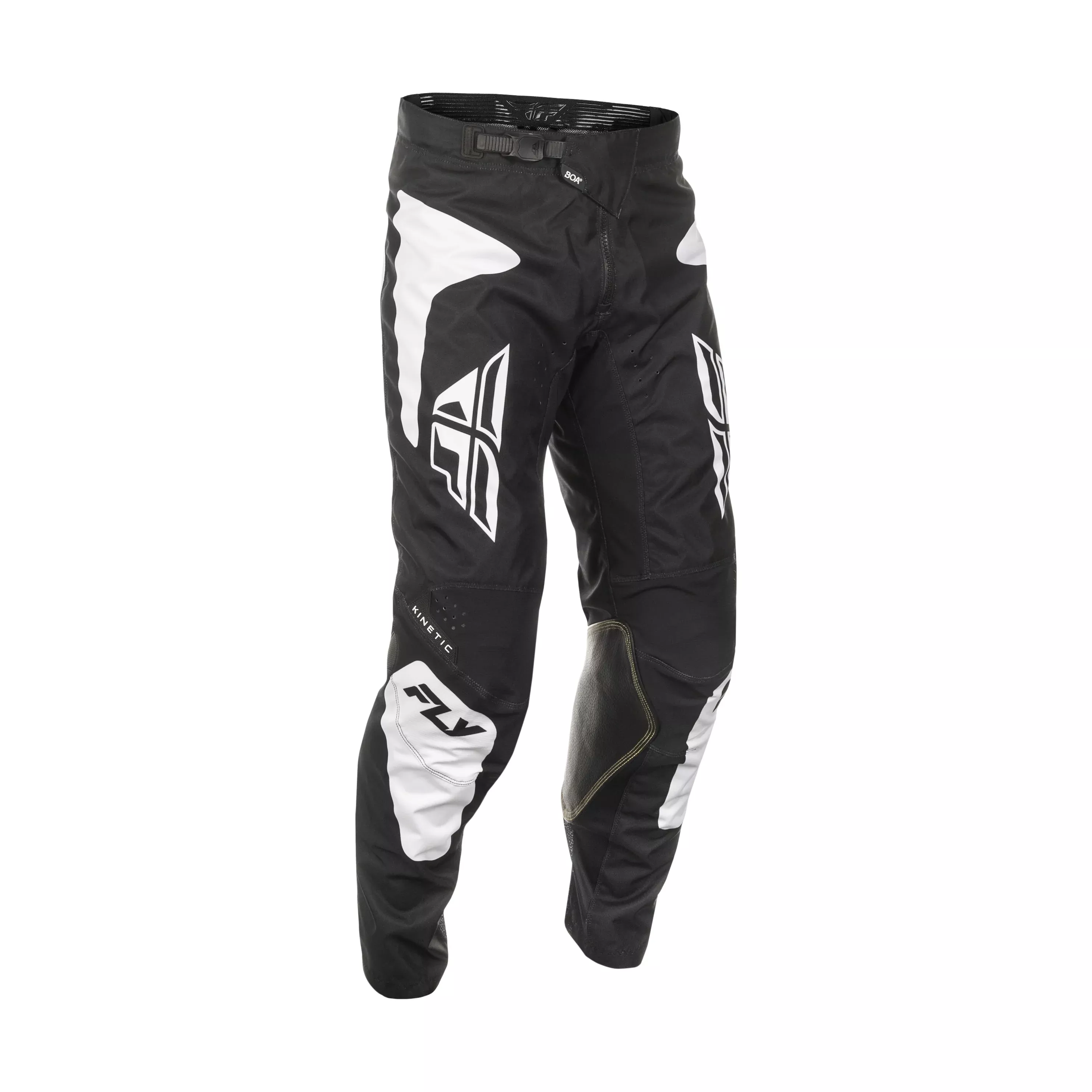 FLY RACING KINETIC SYM PANTS BLACK/WHITE SZ 32 - 378-43132