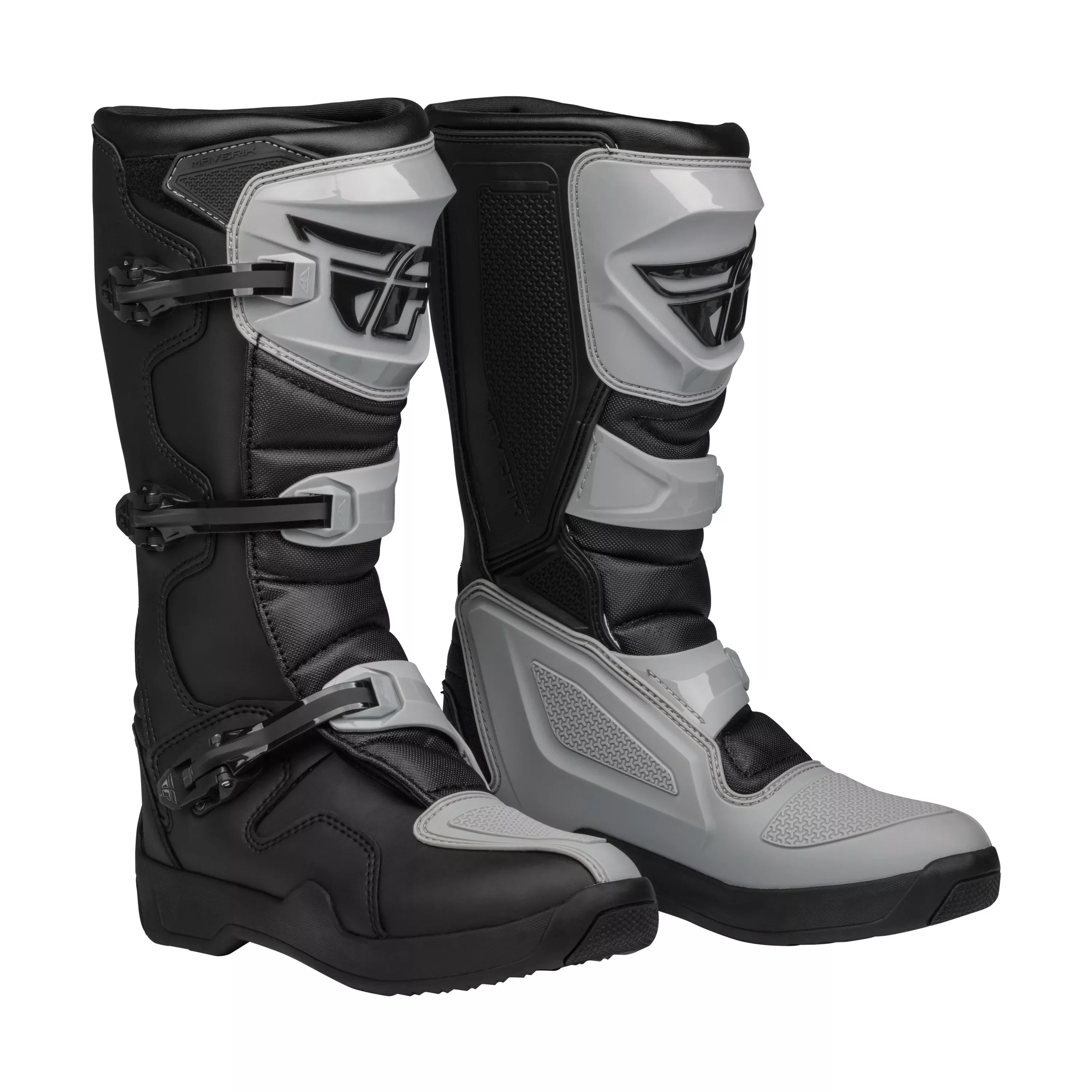 FLY RACING MAVERIK LT BOOT GREY/BLACK SZ 08 - 364-66108
