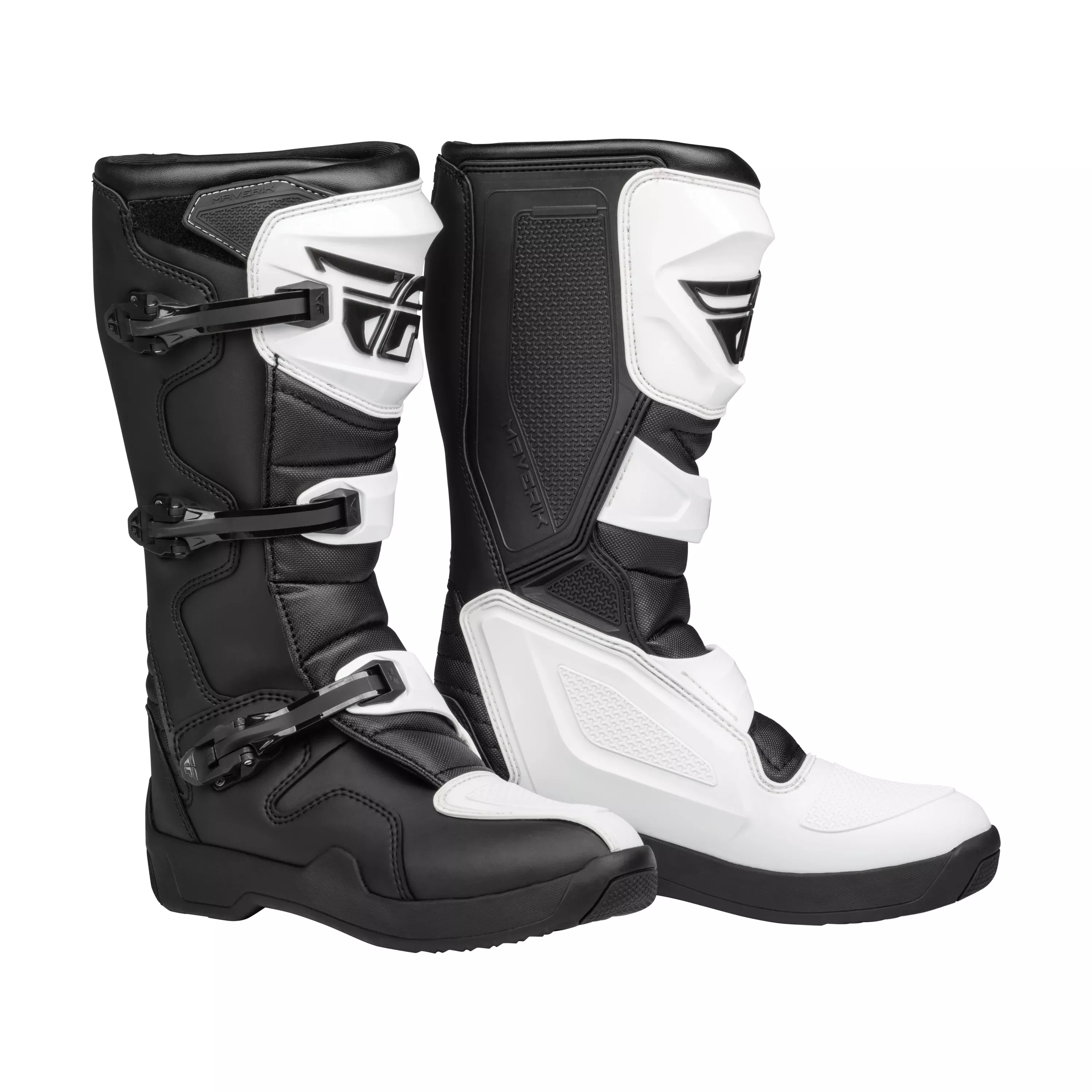FLY RACING MAVERIK LT BOOT WHITE/BLACK