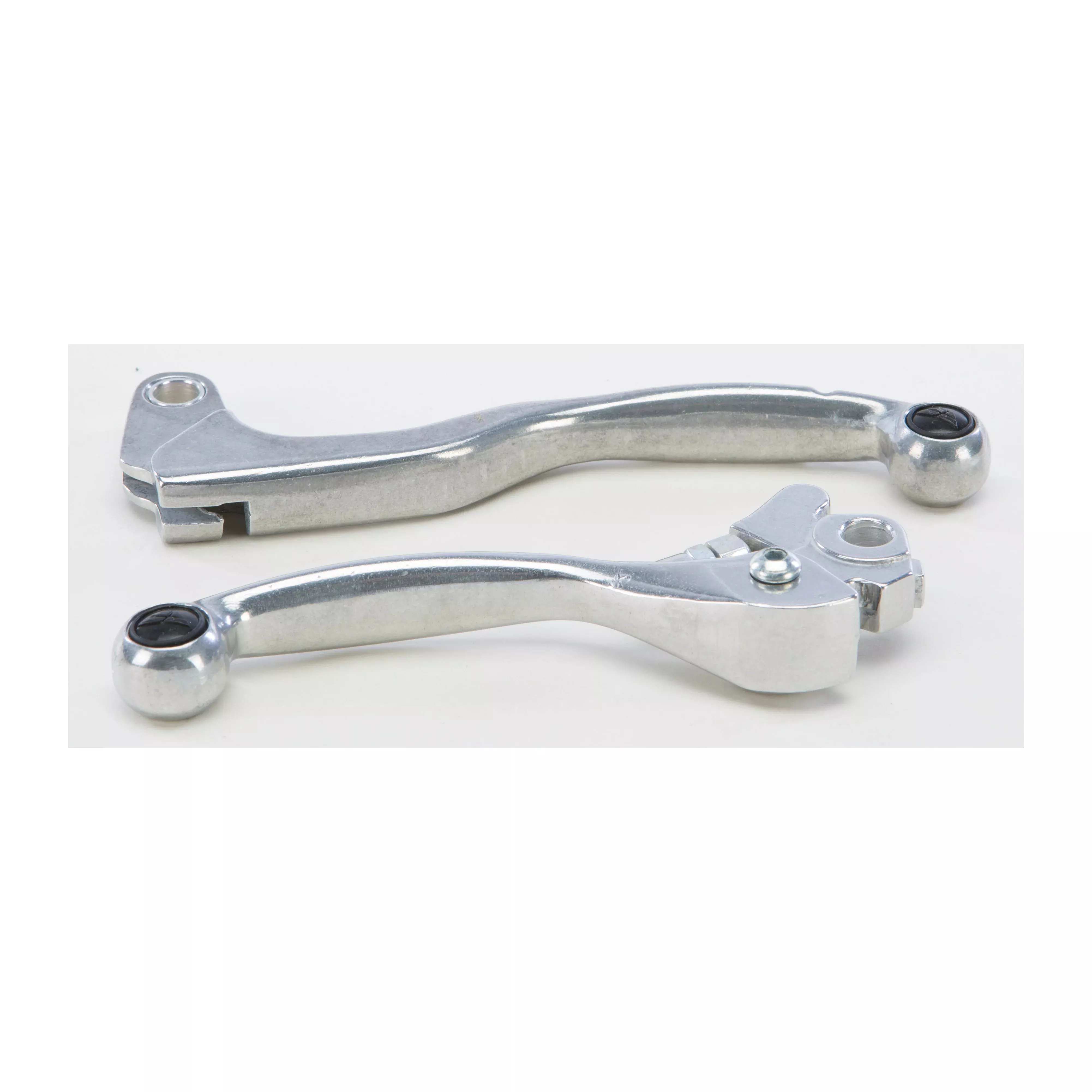 FLY RACING PRO SHORTY LEVER SET POLISHED - 567-22210