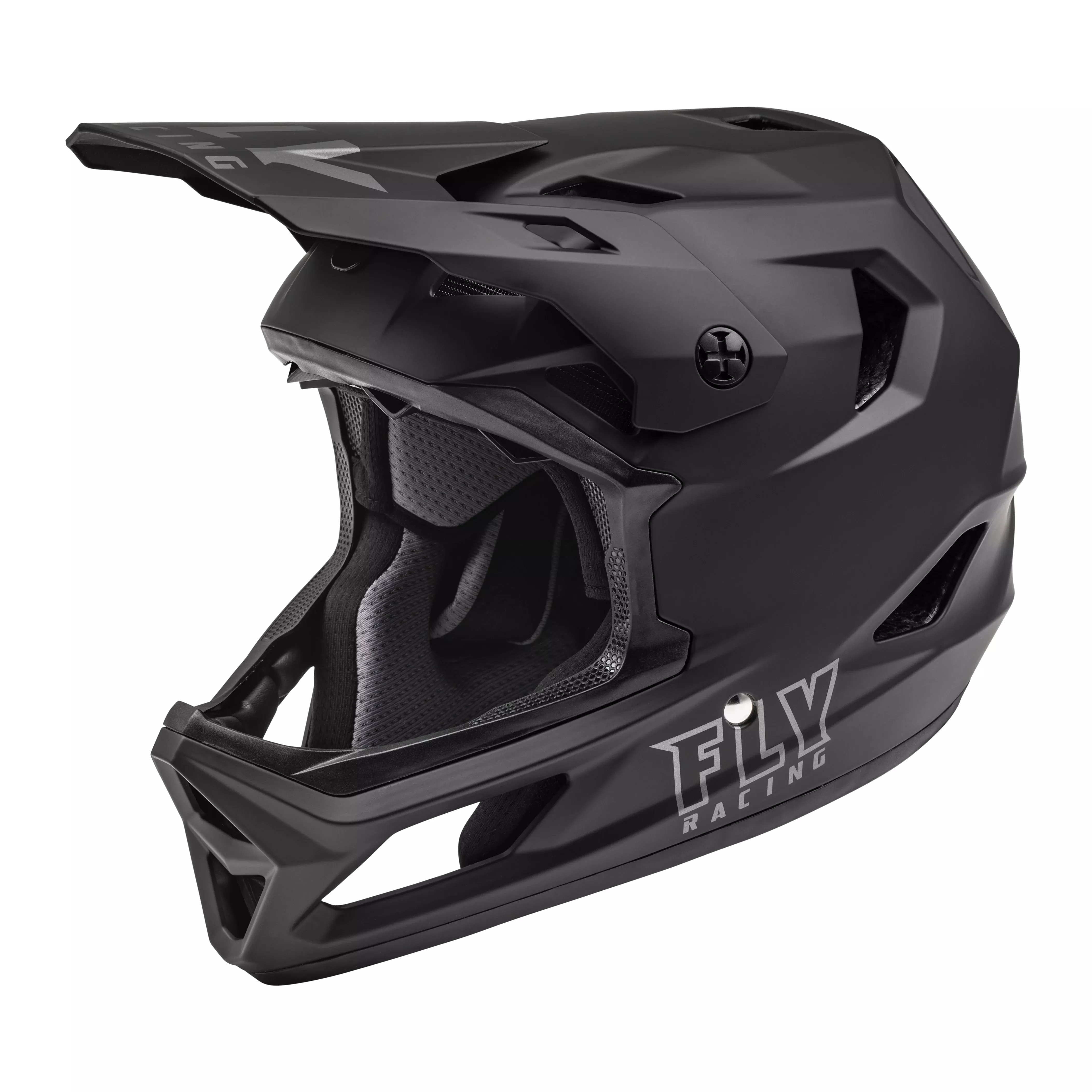 FLY RACING RAYCE BICYCLE HELMET MATTE BLACK MD - 73-3603M