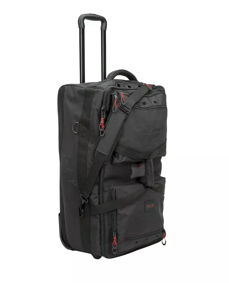 FLY RACING TOUR ROLLER BAG LUGGAGE BLACK - 28-5226