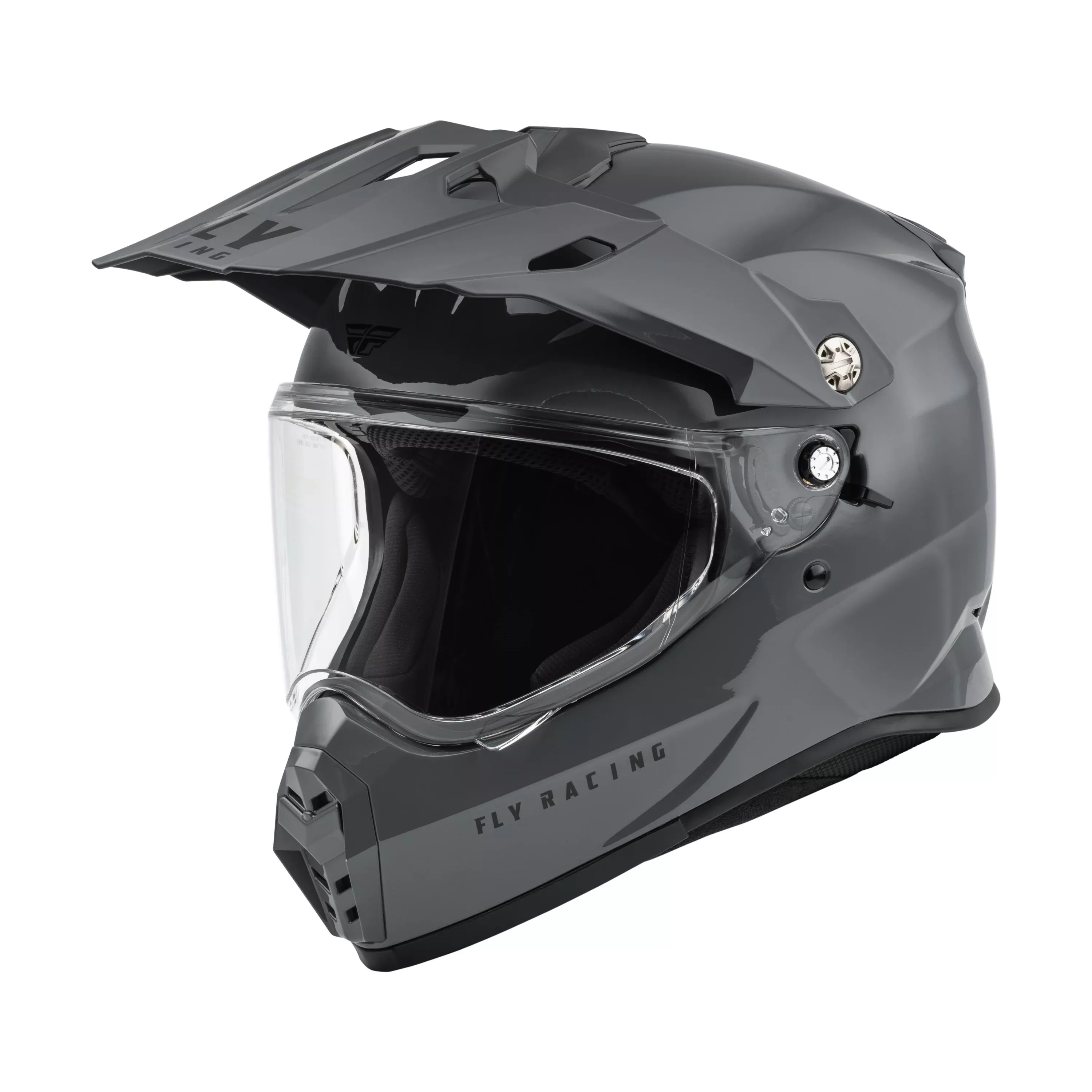 FLY RACING TREKKER SOLID HELMET GREY LG - 73-7020L