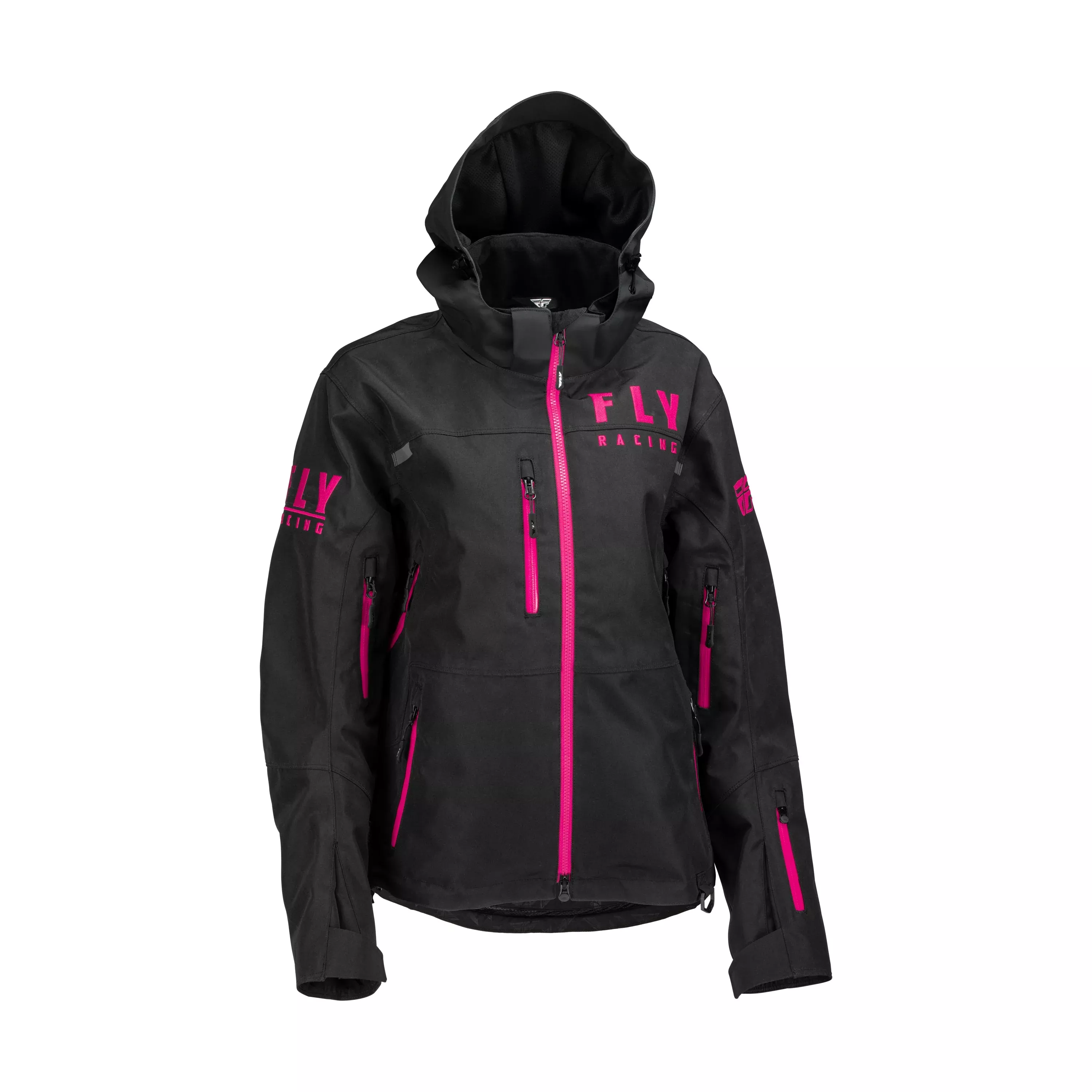 FLY RACING WOMEN'S CARBON JACKET BLACK/PINK MD - 470-4502M