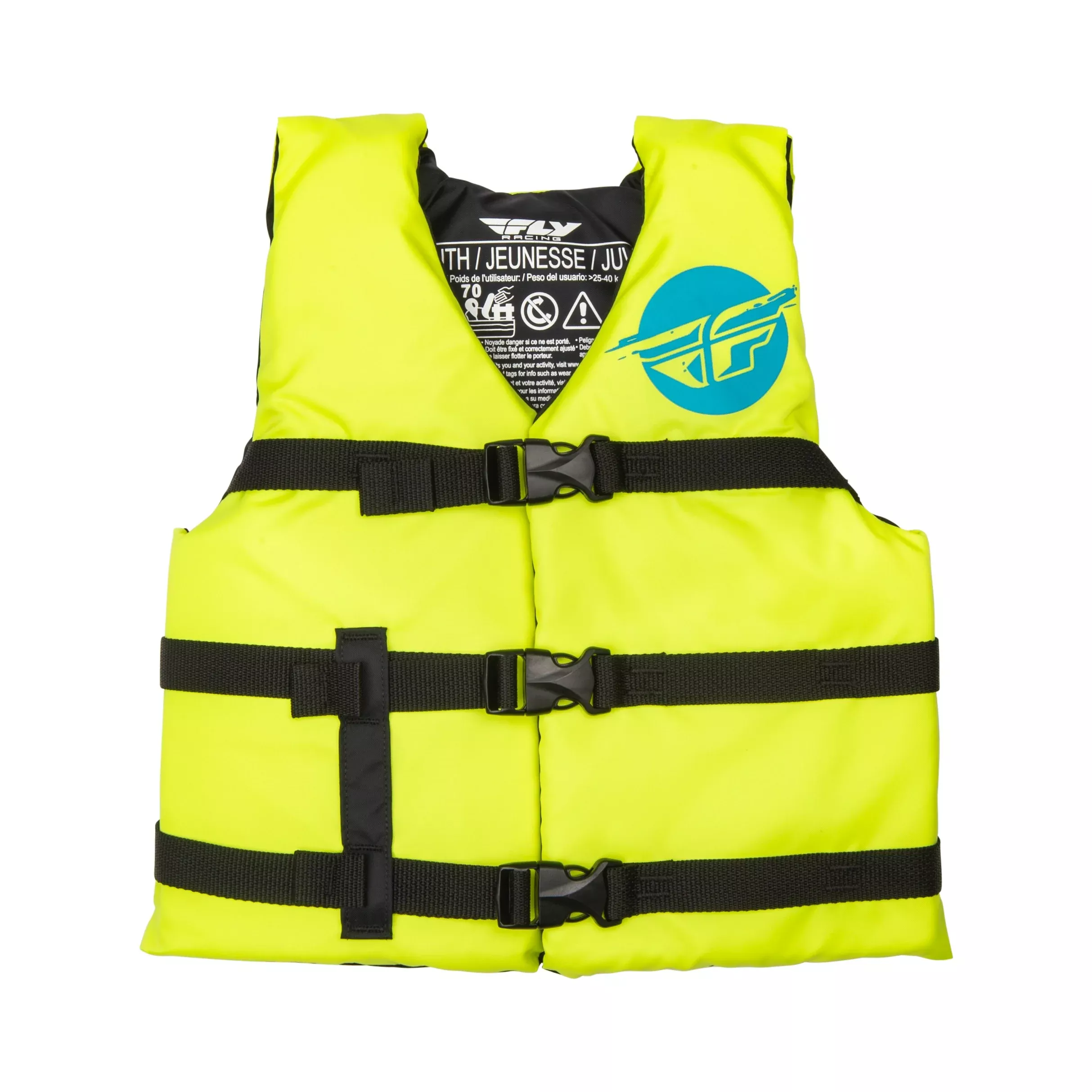 FLY RACING YOUTH FLOTATION VEST HI-VIS/BLUE - 221-30331